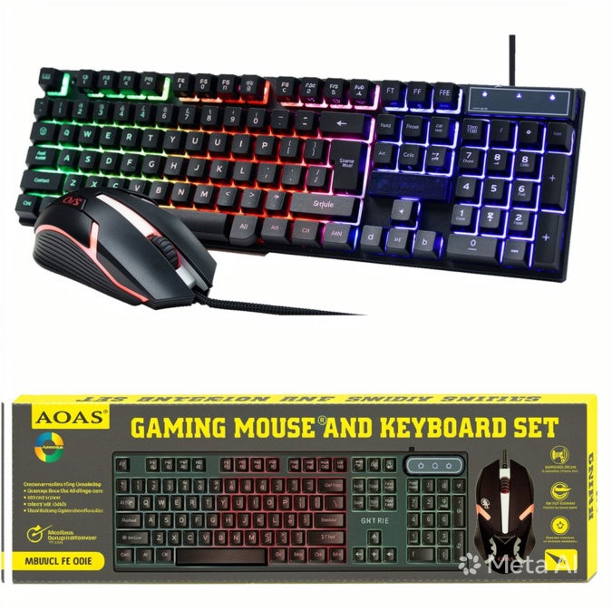 Combo Gamer Teclado y Mouse USB Iluminado CMK-188Trendvolt